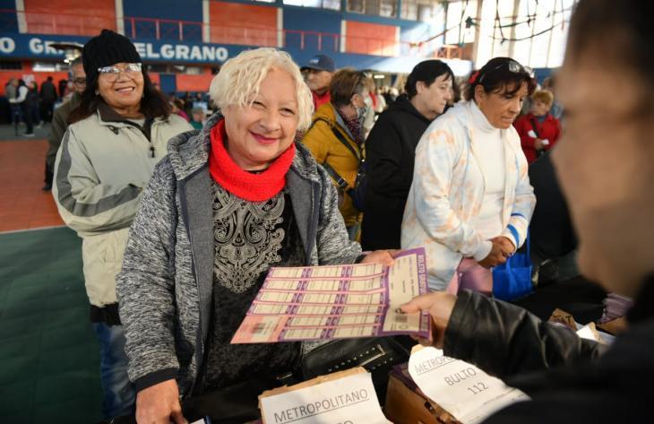 Boleto gratuito para Jubilados