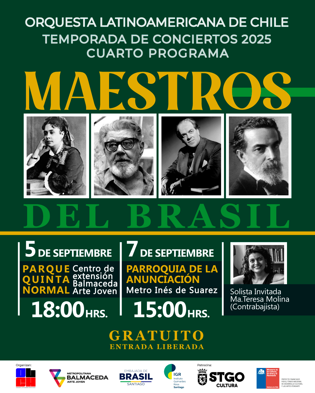 Concierto de música clásica brasileña