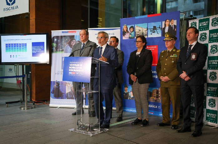 Bajó la tasa de homicidios en Chile