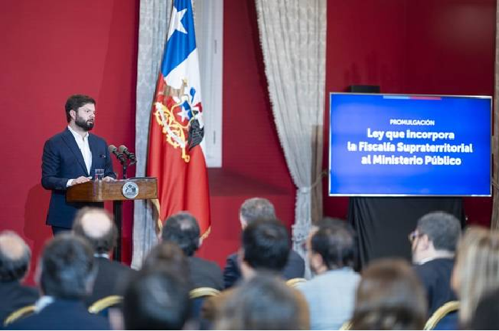 Chile promulga ley contra el crimen organizado