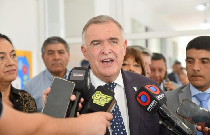 Gobernador de Tucumán Osvaldo Jaldo