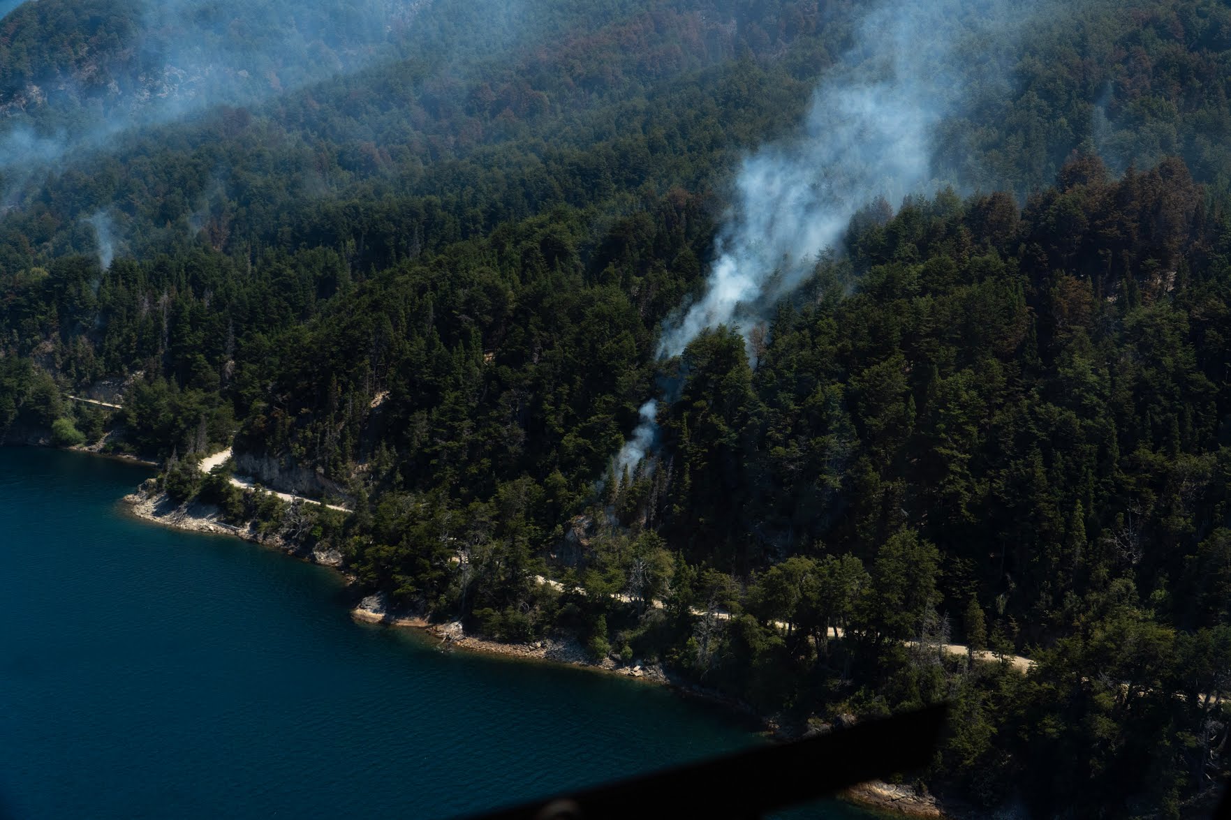 Incendios en Chubut, foto Diario Río Negro