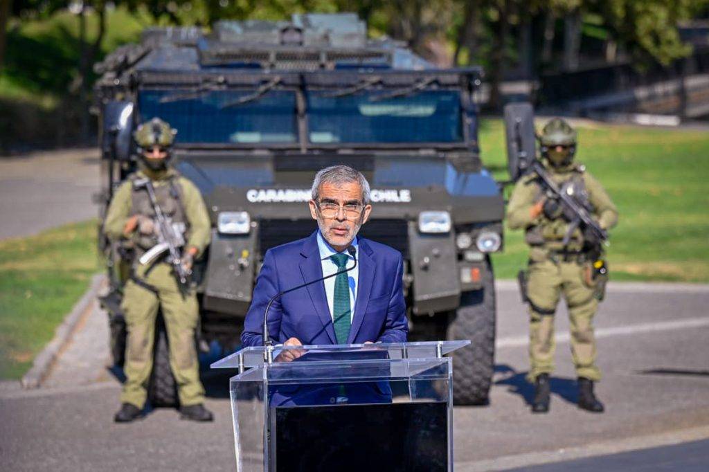 Ministro de Seguridad de Chile Luis Cordero