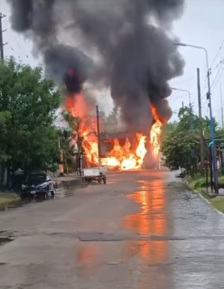 Estalló depósito de garrafa en Famaillá, Tucumán
