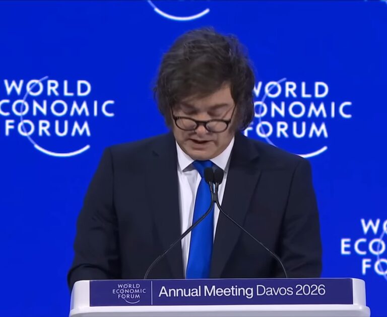 Presidente de Argentina Javier Milei