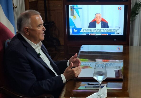 Gobernado de Tucumán Osvaldo Jaldo