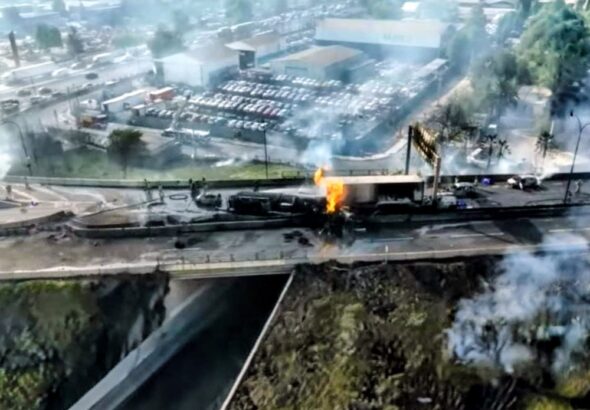 Accidente fatal en Renca - Crédito Canal 13 de Chile