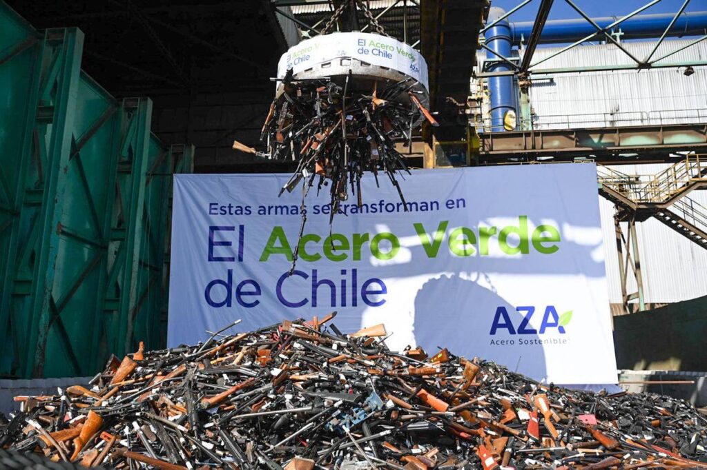 Destruccion de armas incautadas