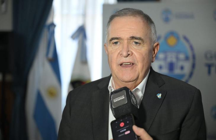 Gobernador de Tucumán Osvaldo Jaldo