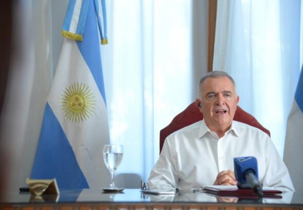 Osvaldo Jaldo, gobernador de Tucumán